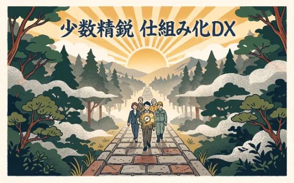『少数精鋭』の会社ほど仕組み化が必要な理由|人手不足を乗り越えるDXの第一歩 2 digital transformation team