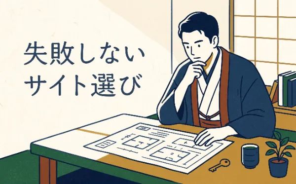 man checking floor plan