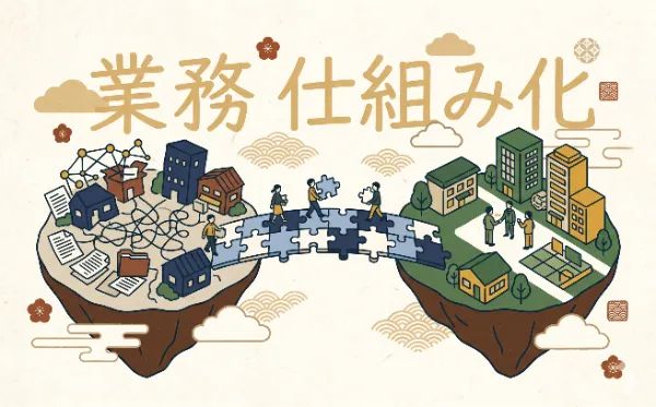 属人化していた業務を『誰でもできる』に変える方法|バックオフィスの仕組み化のススメ 2 business process systematization